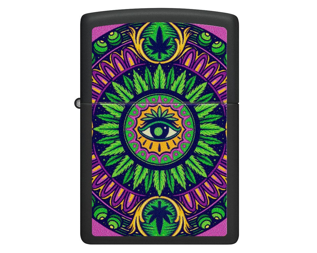 Aansteker Zippo Cannabis Pattern Design