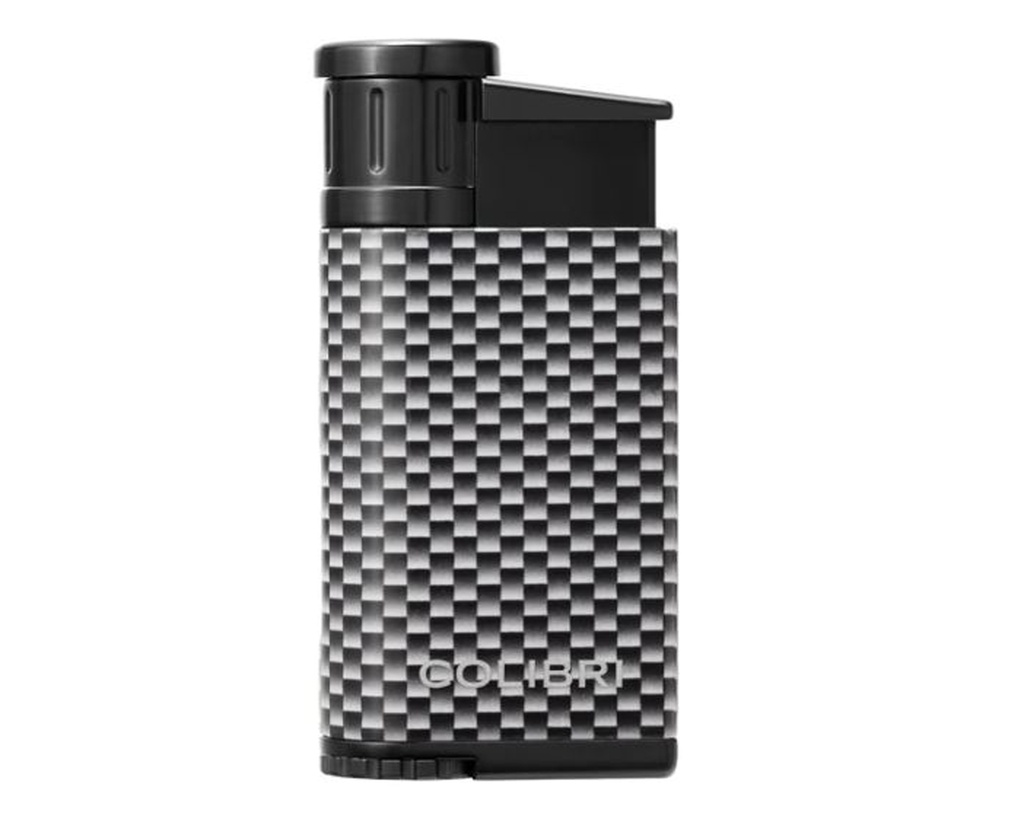 Lighter Colibri Evo Carbon White Silver