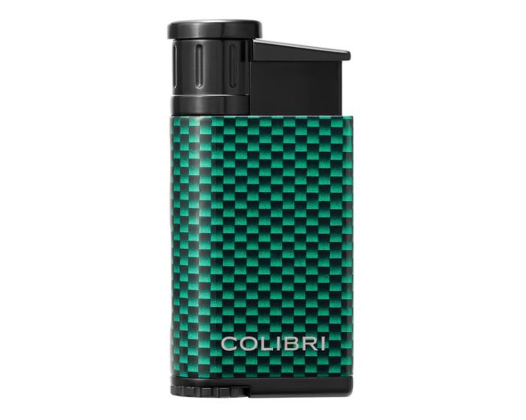 Lighter Colibri Evo Single Jet Carbon Green