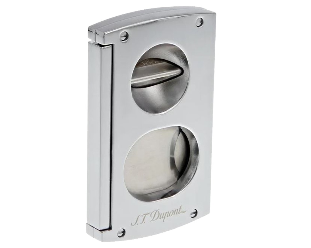 Cigar Cutter Dupont Double Blade Chrome