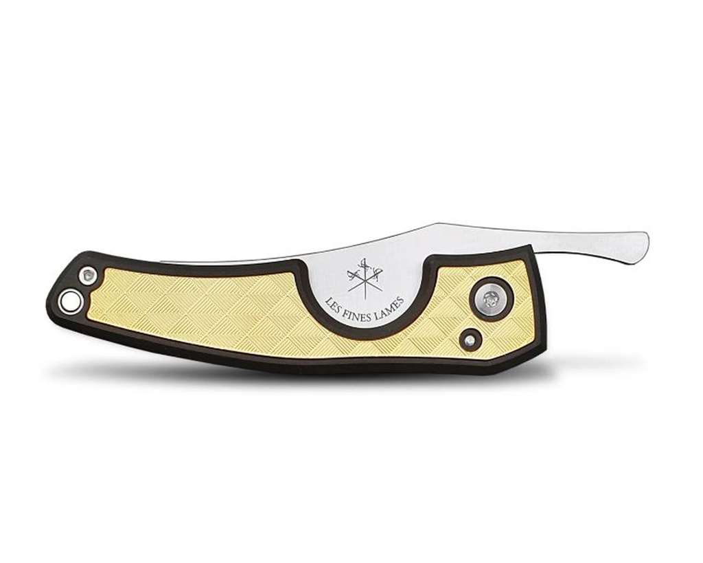 LFL Cigar Cutter Le Petit Gold Leaves