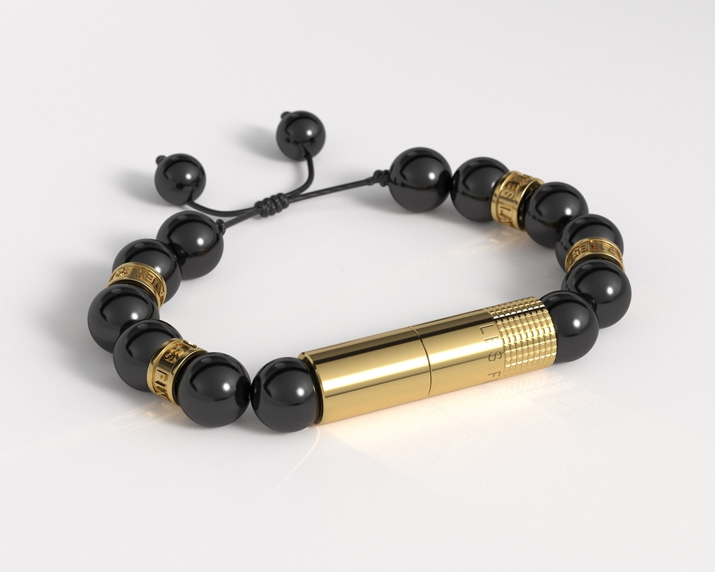 LFL Punch Bracelet Oscuro Gold Ring