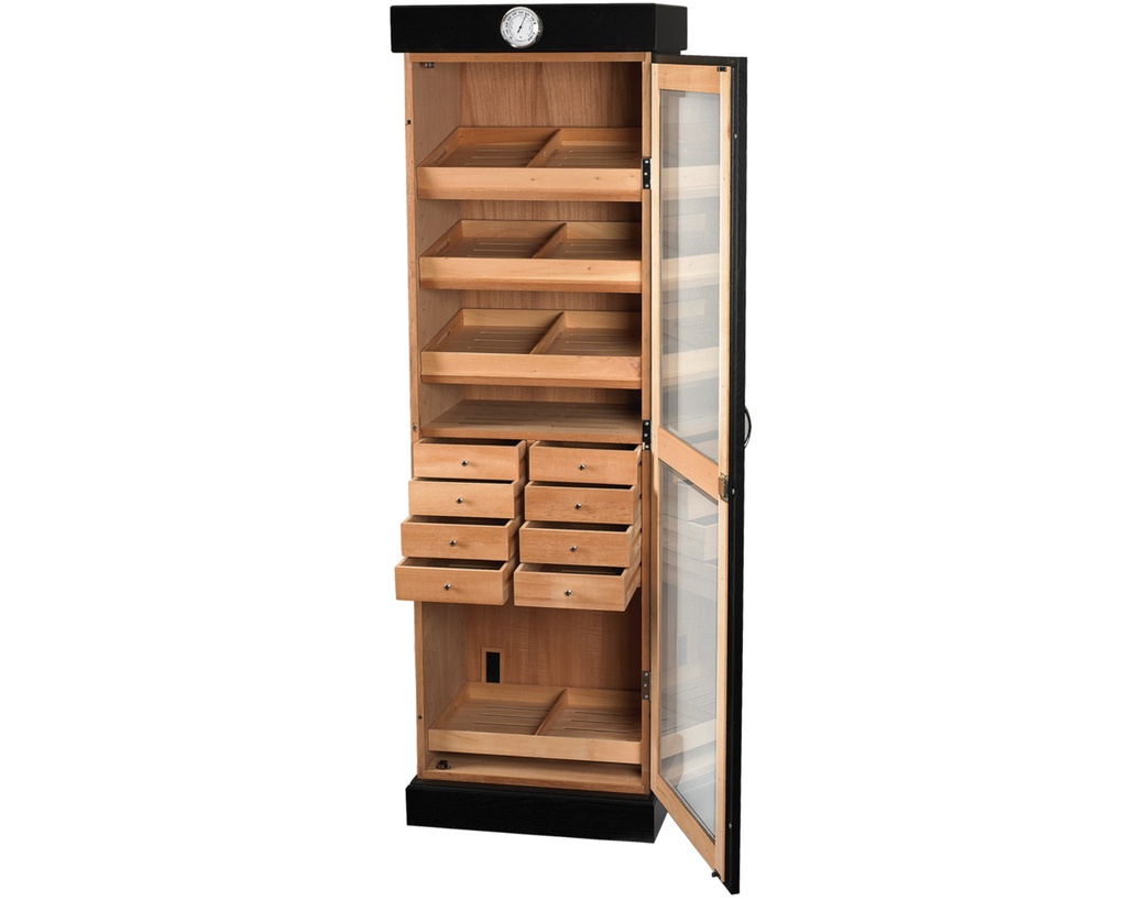 Humidor Cabinet Black 2.000-3.000 cigars