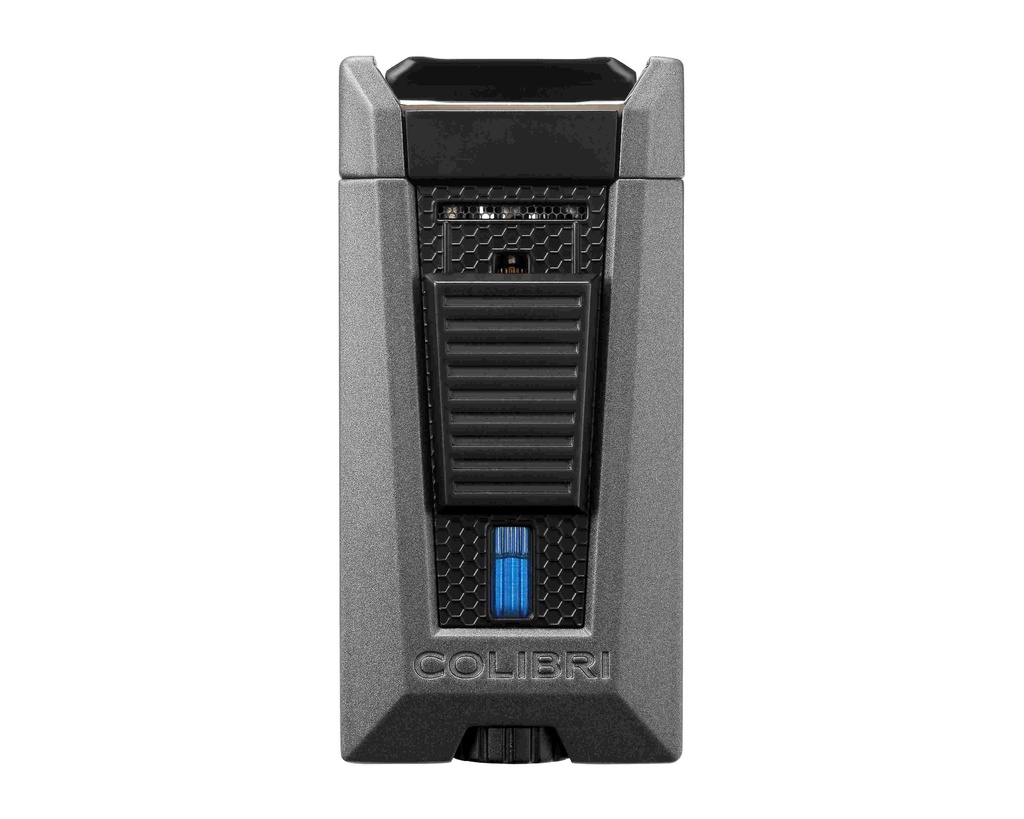 Briquet Colibri Stealth Triple Jet Charbon de Bois/Noir