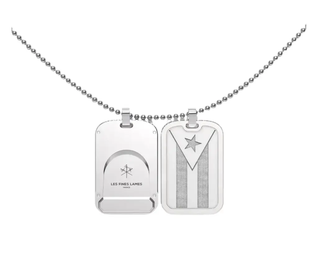 LFL Tag T100 Flag Cuba Silver