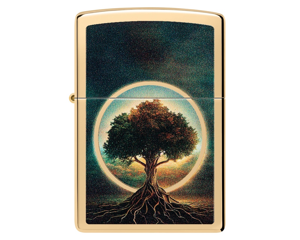 Lighter Zippo Sacred Tree of Life Design