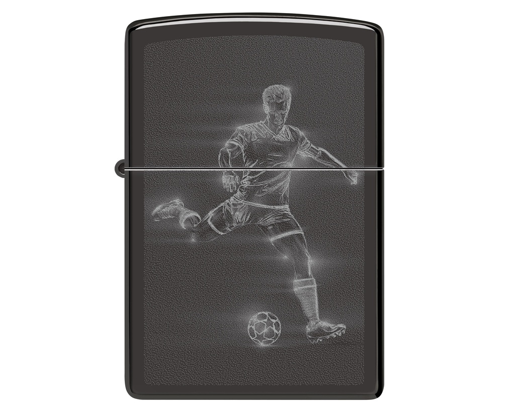 Lighter Zippo Soccer Player in Action Design