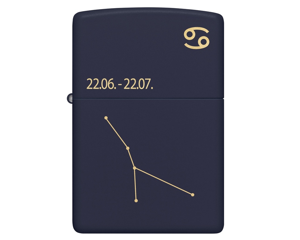 Briquet Zippo Zodiac Cancer Design