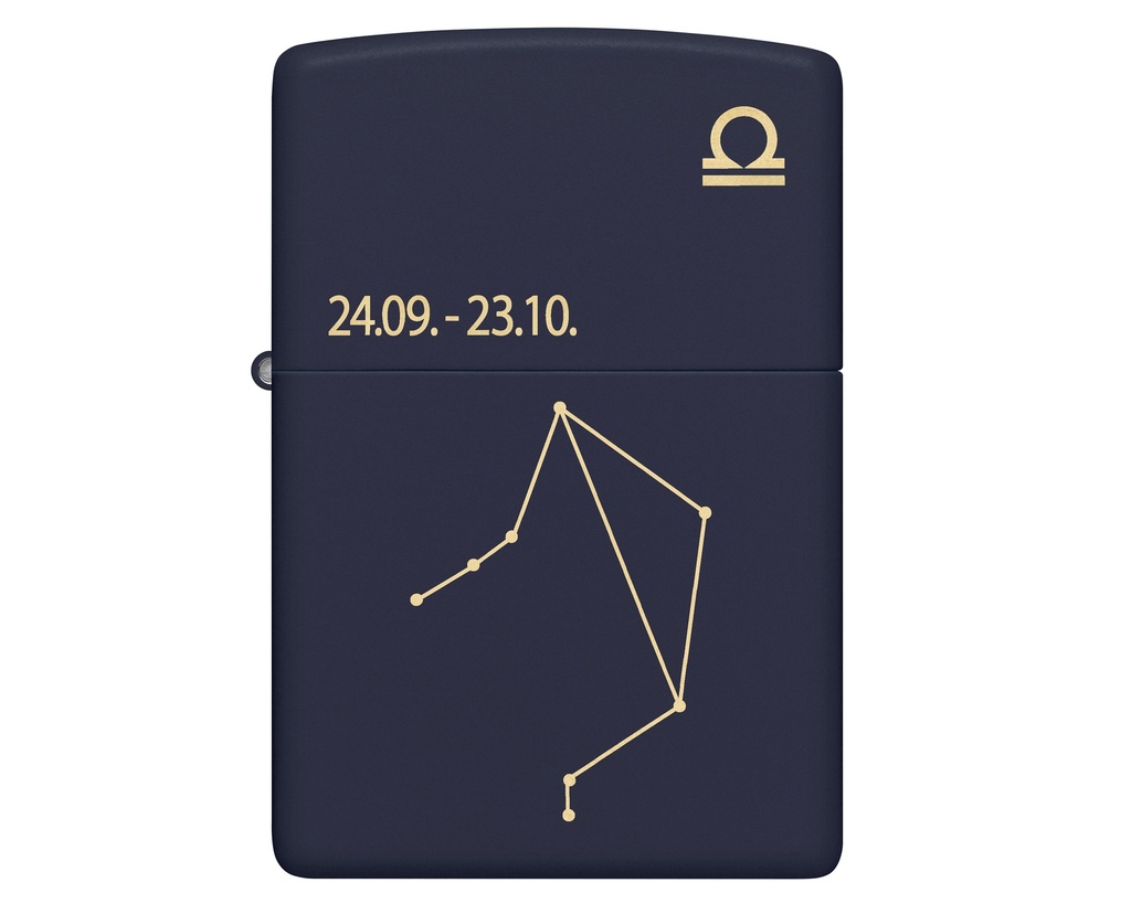 Lighter Zippo Zodiac Libra Design