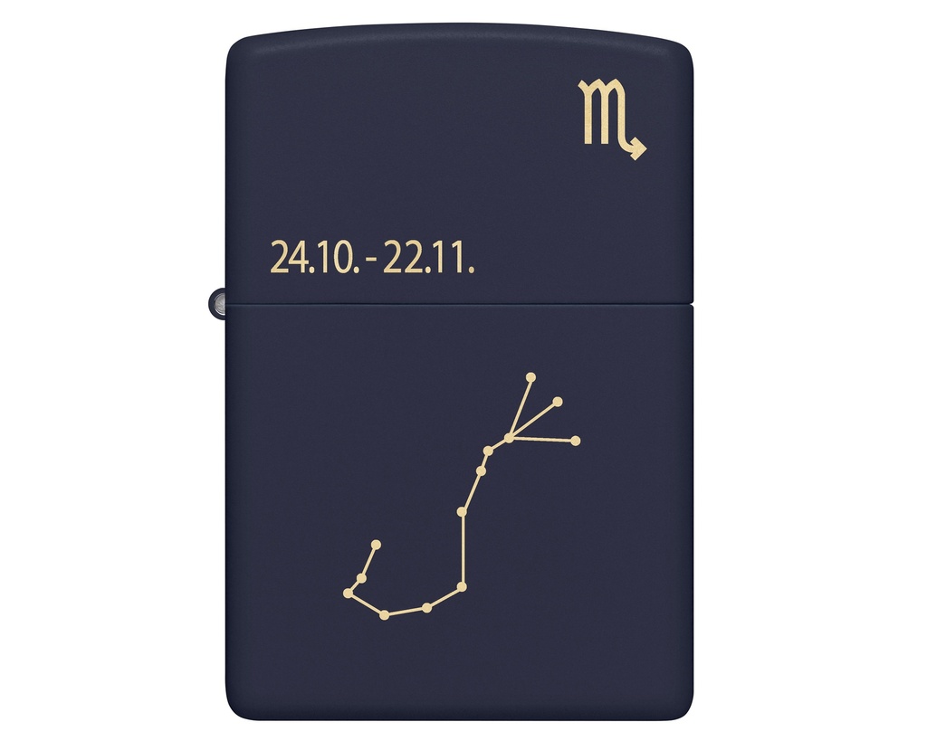 Briquet Zippo Zodiac Scorpio Design