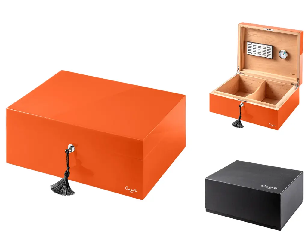 Humidor Caseti Paris Oranje