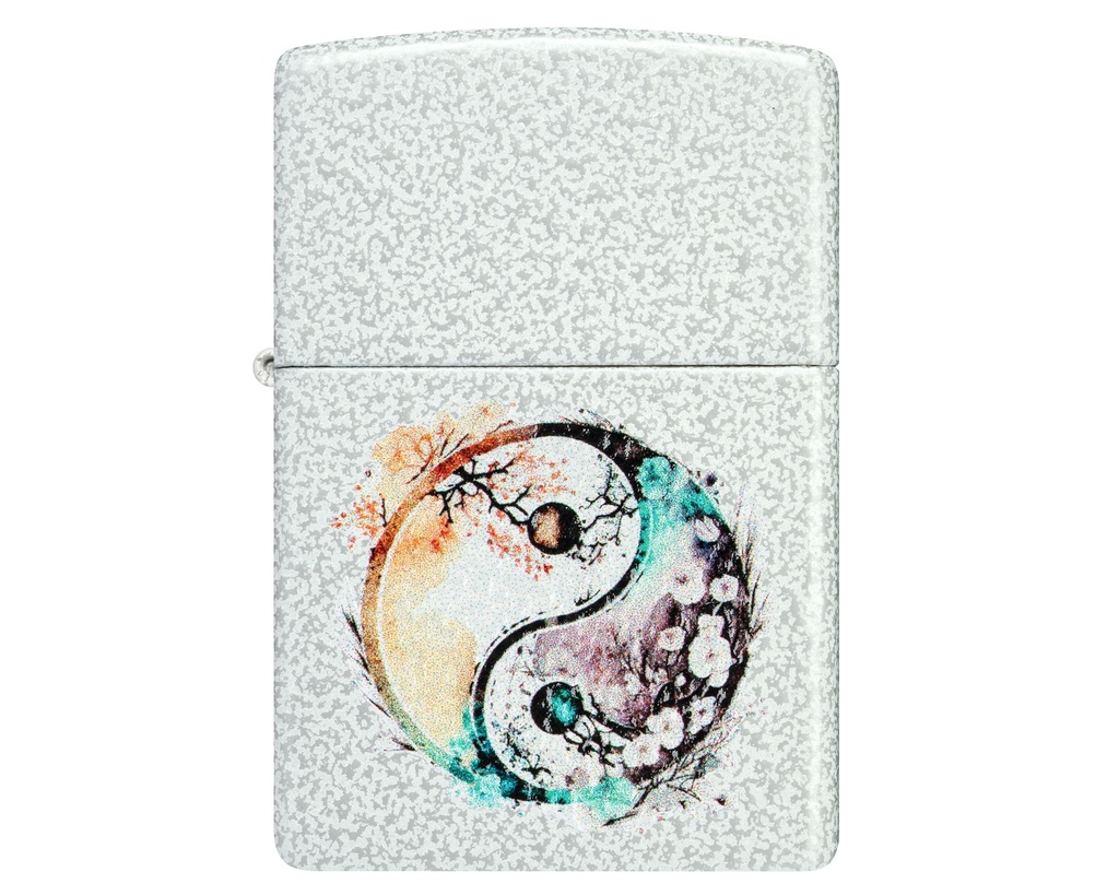 Lighter Zippo Watercolor Yin Yang Design