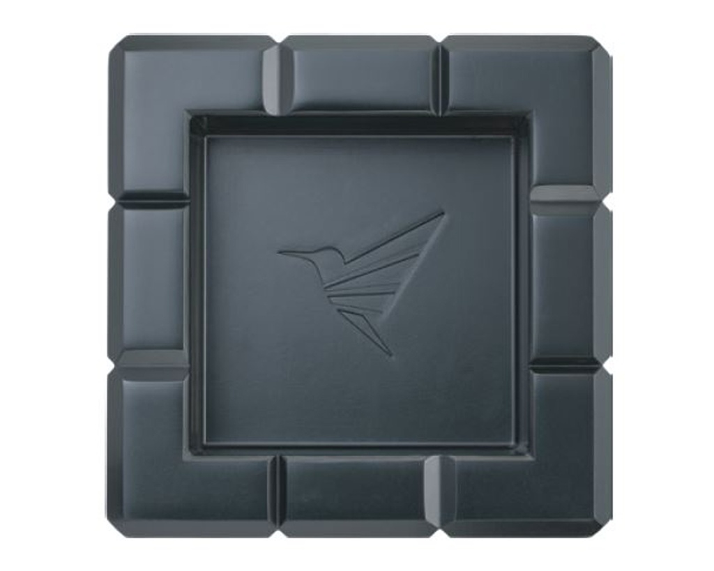 Asbak Sigaar Colibri Heritage Cube Zwart