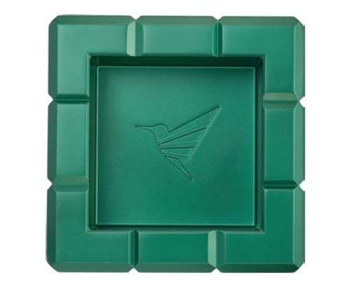 [AT125T5] Ashtray Cigar Colibri Heritage Cube Green