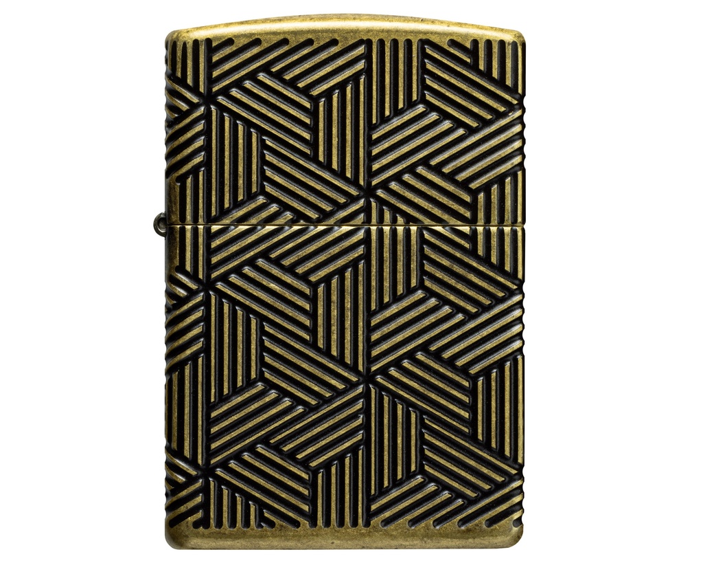 Lighter Zippo Art Deco Pattern Design