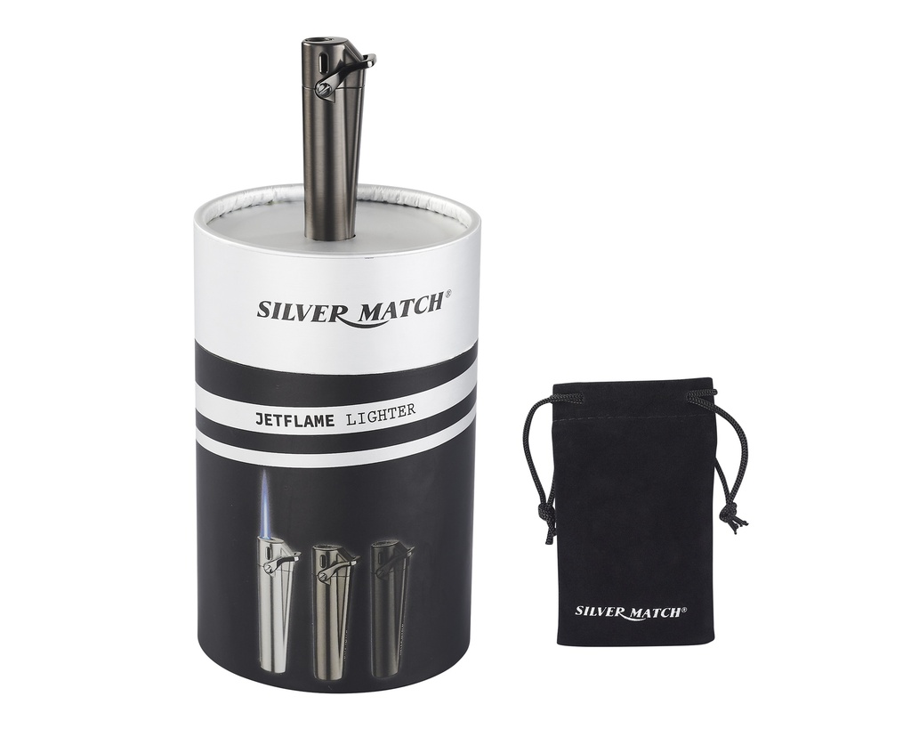 Lighter Silver Match Cardiff Jet