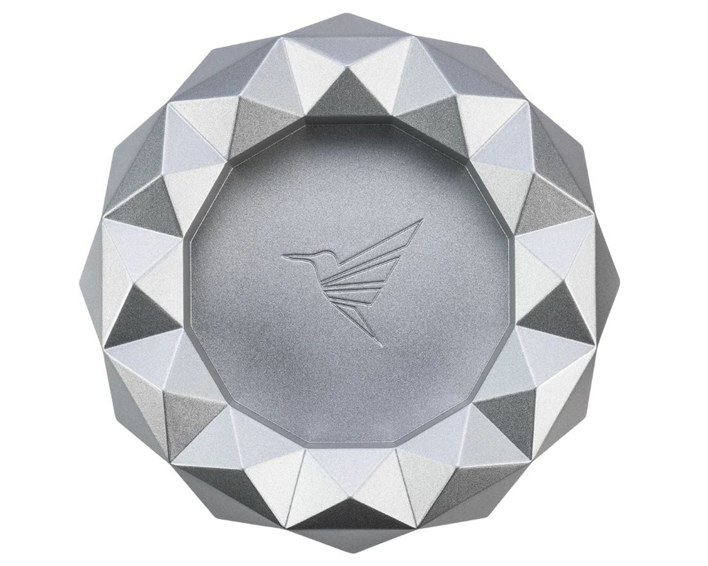 Cendrier Cigare Colibri Quasar Rond Argent