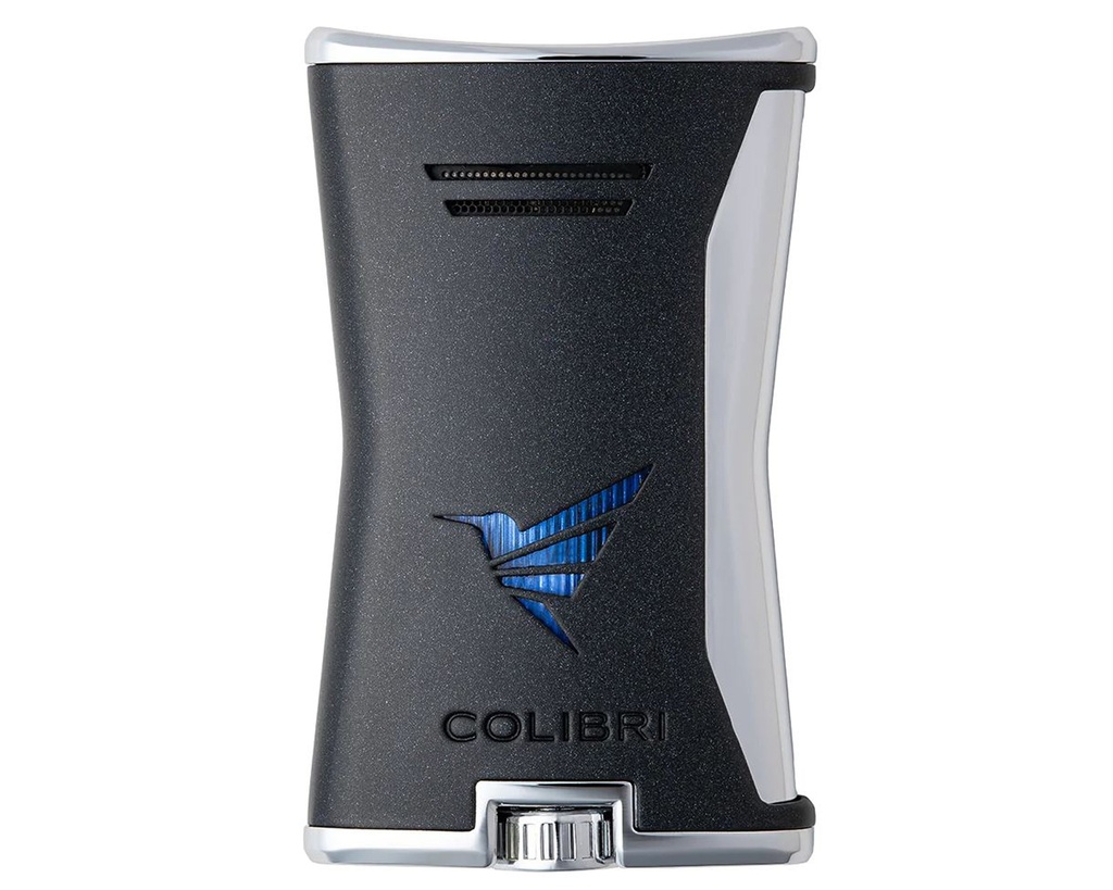 Aansteker Colibri Slim Single Jet Zwart/Chrome