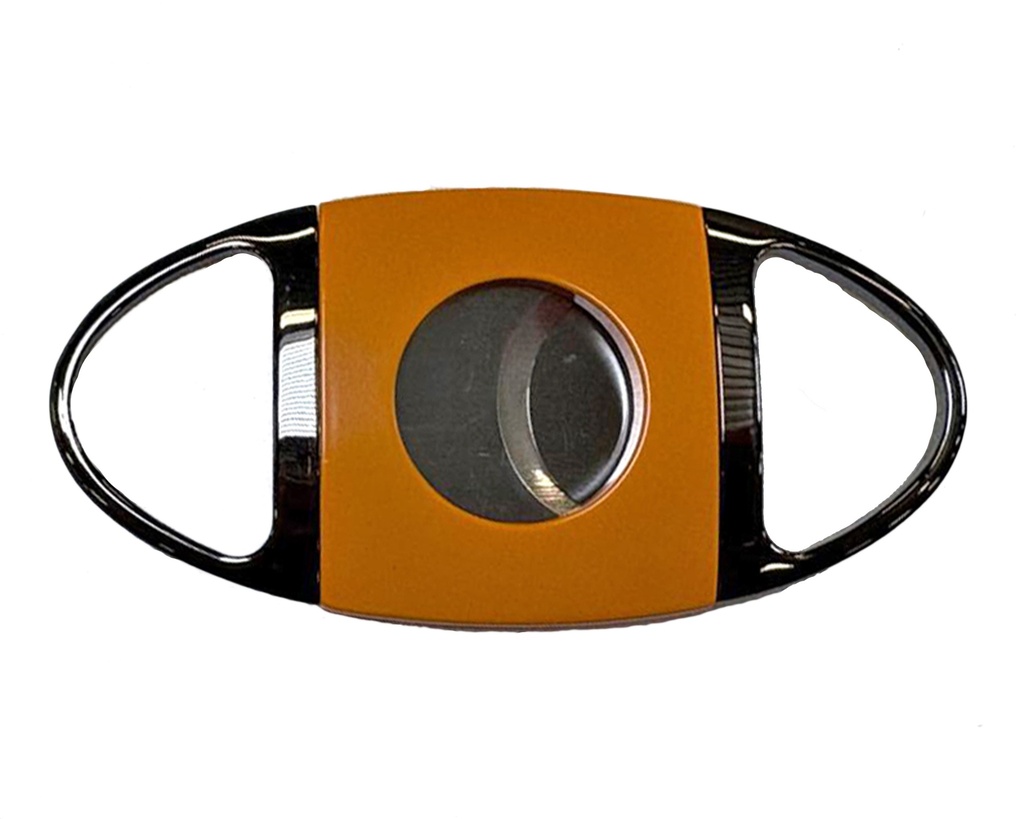 Cigar Cutter Oval Black Yellow