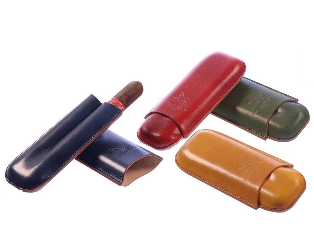 Etui Sigaar Lubinski 2 Robusto Geel