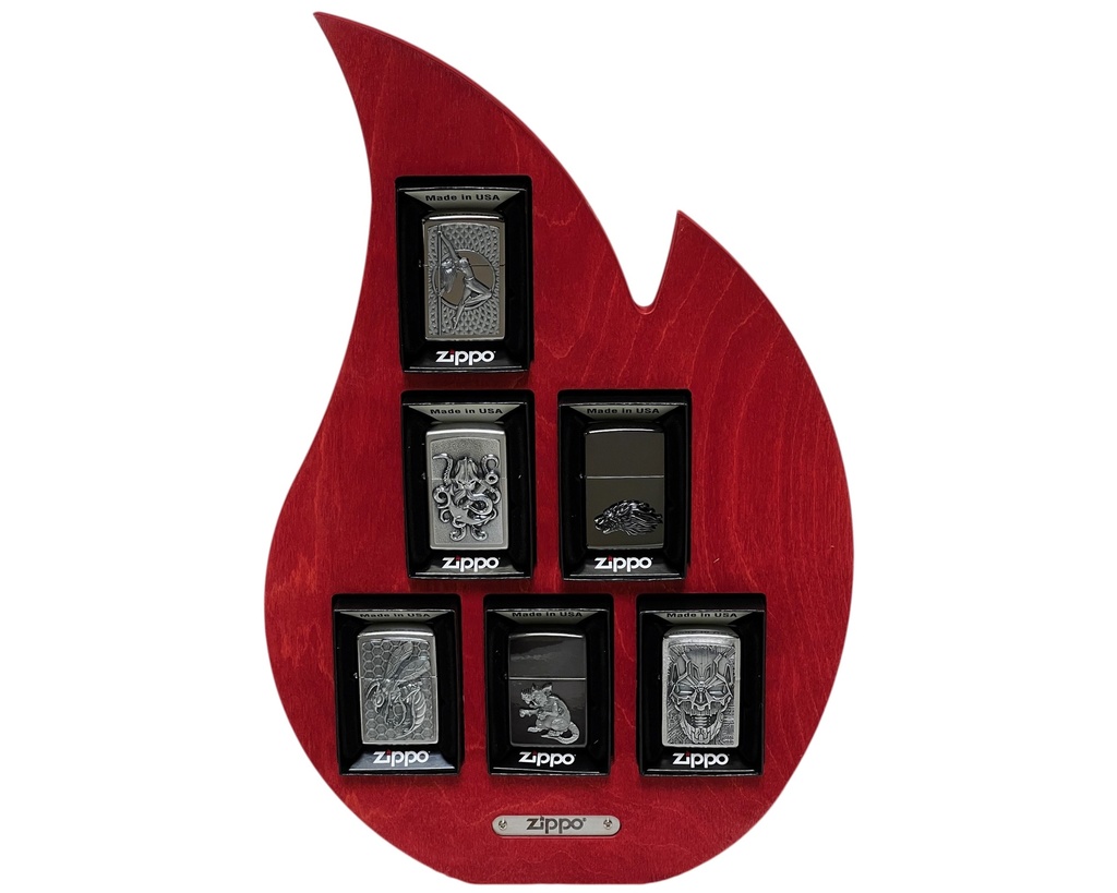 Zippo Wooden Flame Display