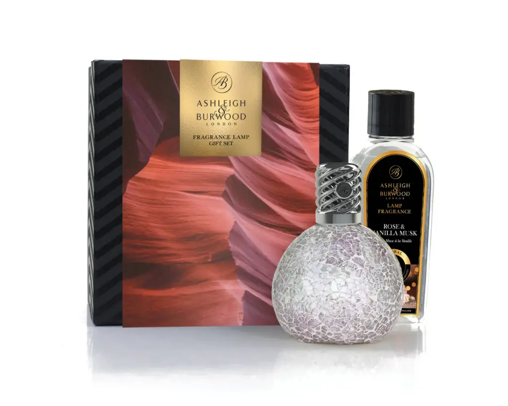 AB Lamp Gift Frosted Rose + Rose & Vanilla Musk