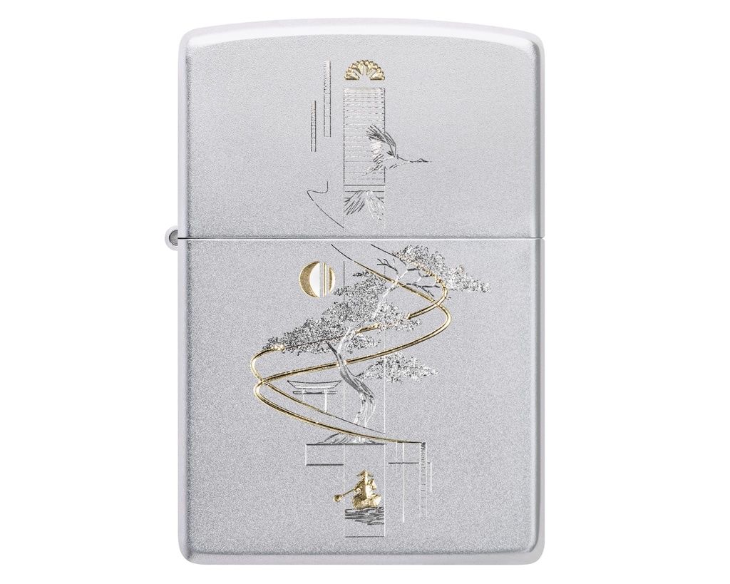 Briquet Zippo Tree Design