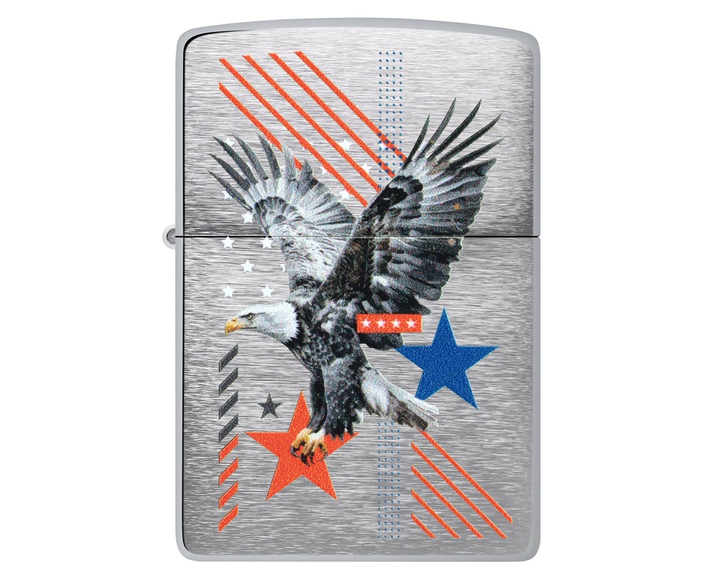Lighter Zippo Eagle and Stars Design