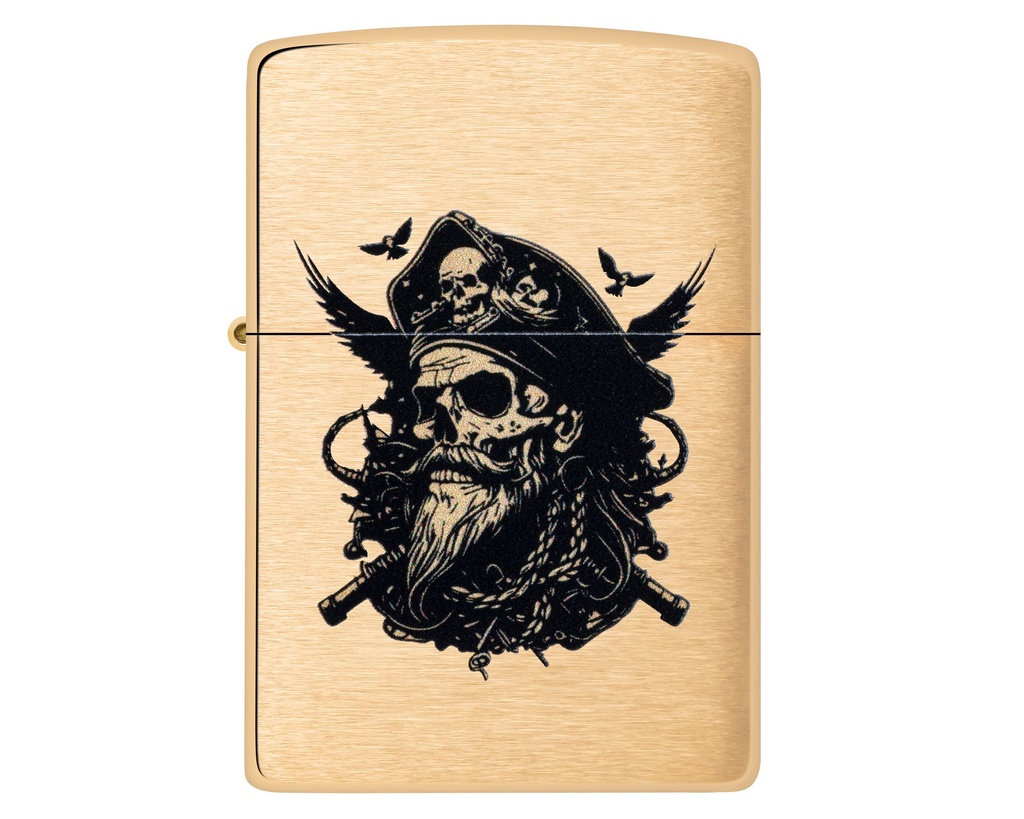 Lighter Zippo Pirate Skull Design 