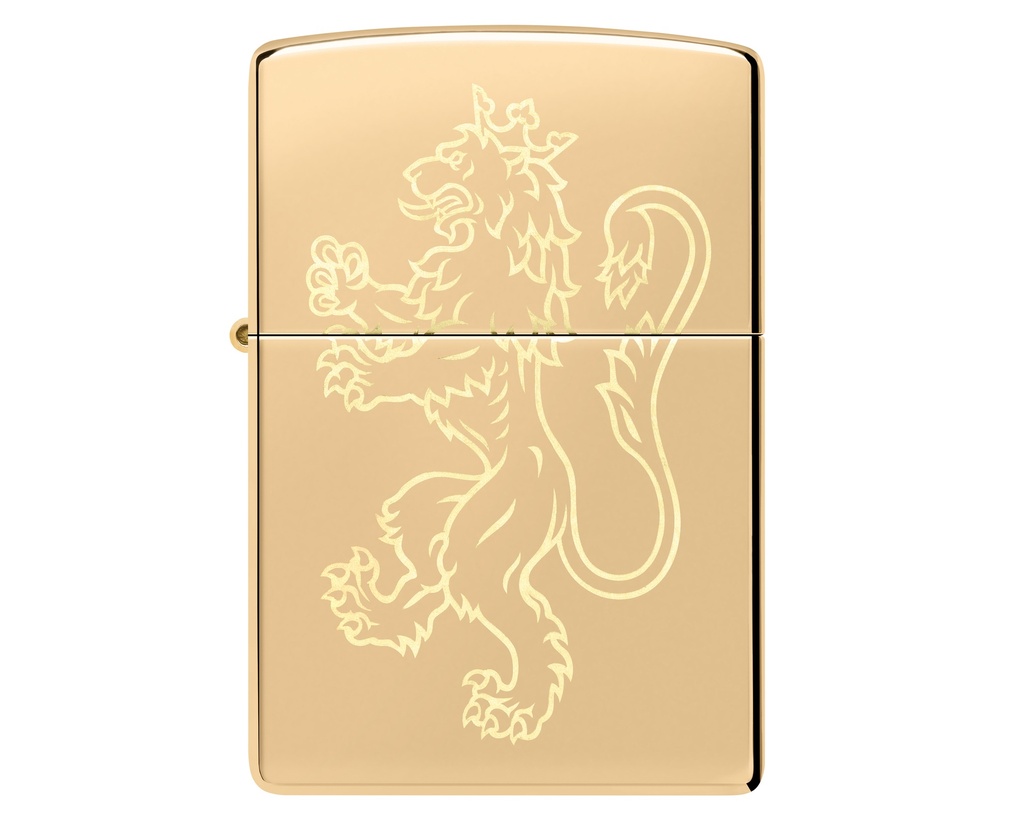 Briquet Zippo Mediaval Lion Design
