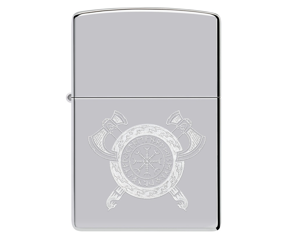 Lighter Zippo Viking Symbols Design