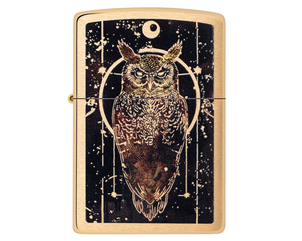 Briquet Zippo Owl Design 
