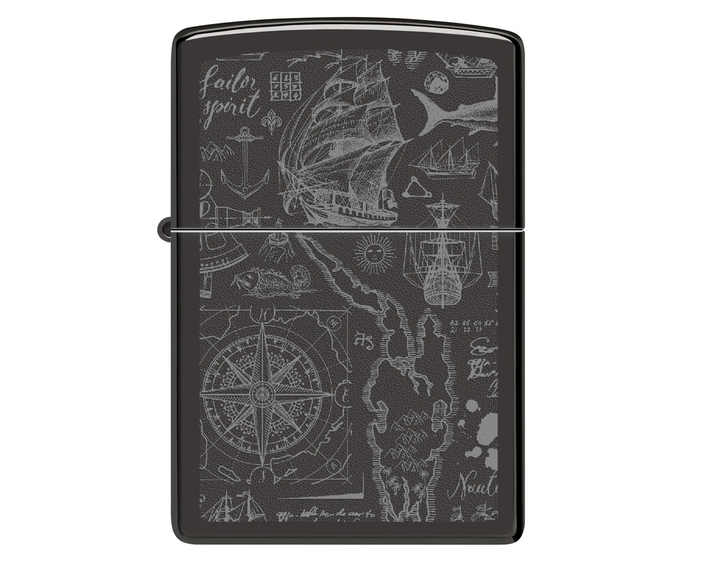 Lighter Zippo Nautical Pattern Design