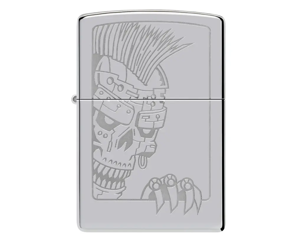 Aansteker Zippo Mohawk Skull Design