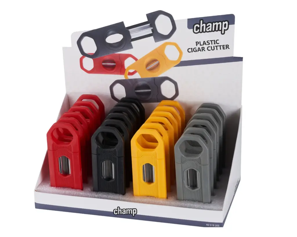 Cigar Cutter Champ V-Cut Plastic Colour