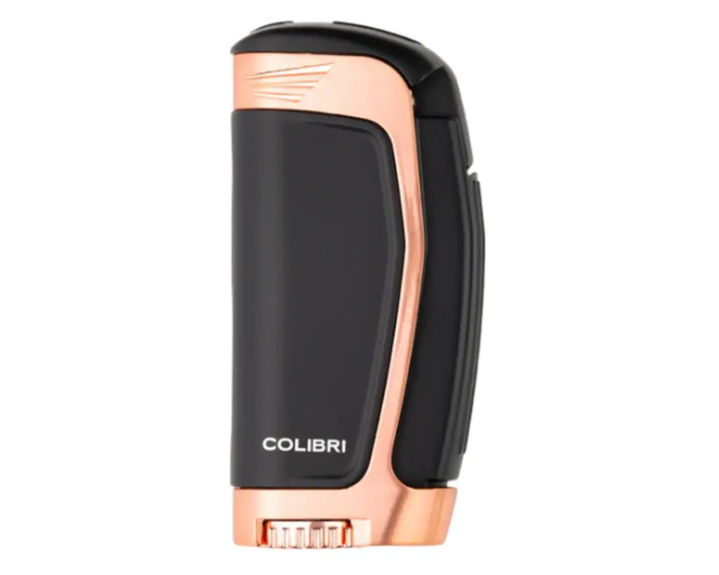 Briquet Colibri E3 Triple Jet Noir/Rose
