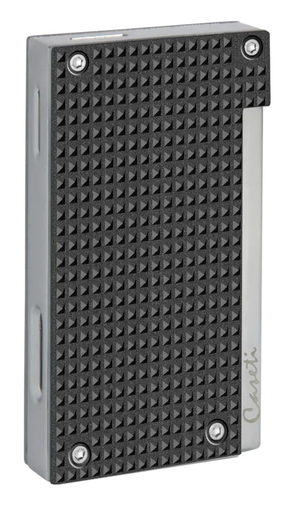 Lighter Caseti Flat Flame Diamond Black Matt