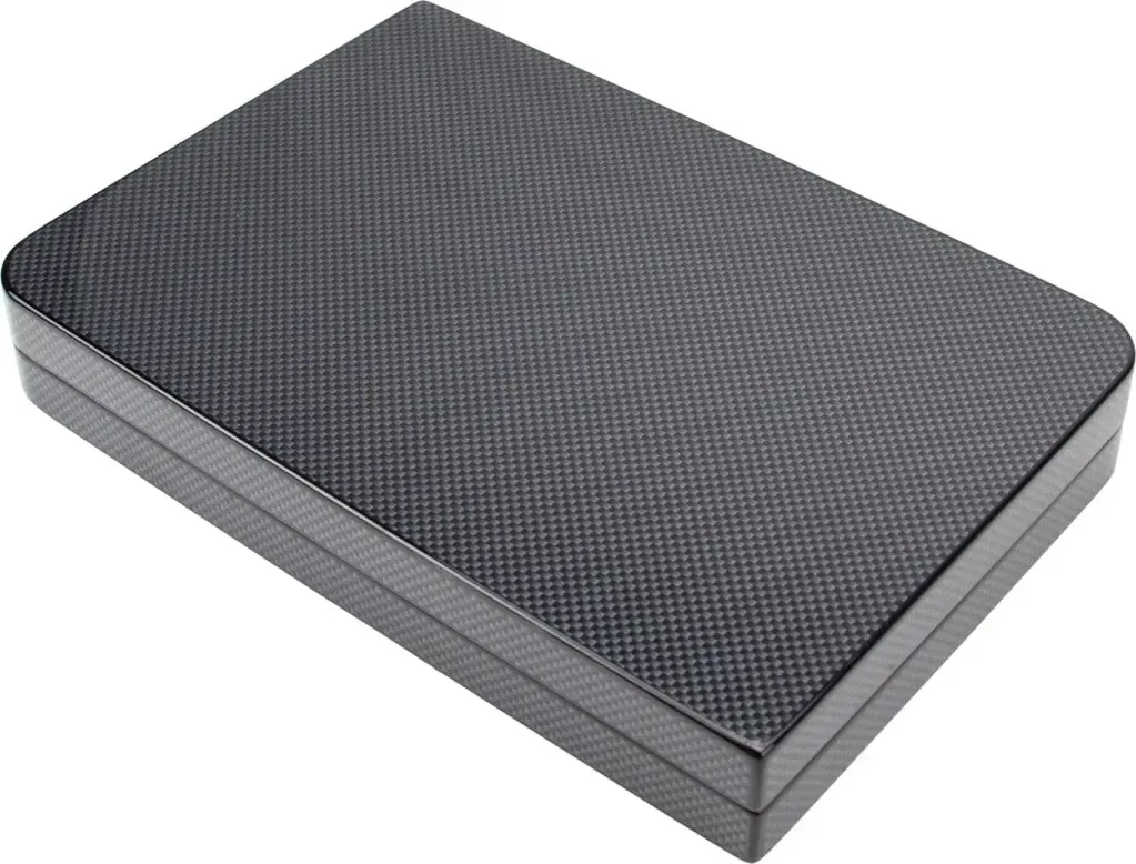 Humidor Carbone Brillant 10 Cigares