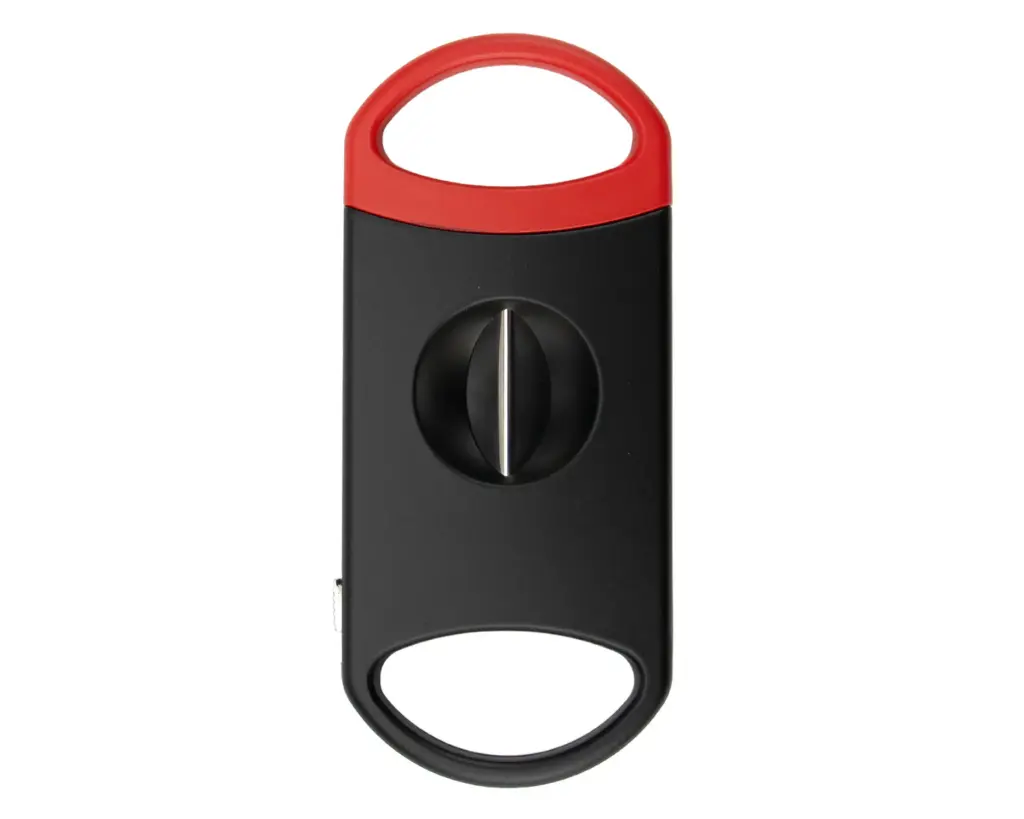 Cigar Cutter V-cut Black/Red 22mm