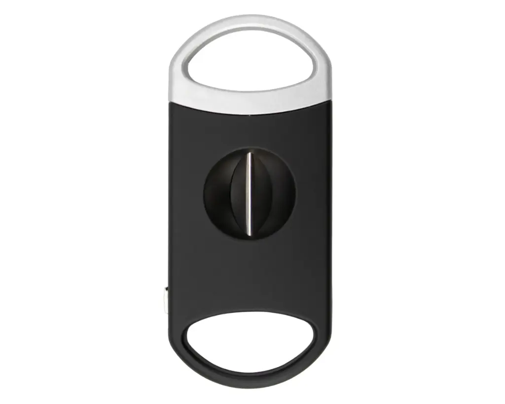 Coupe Cigare V-cut Noir/Argent 22mm