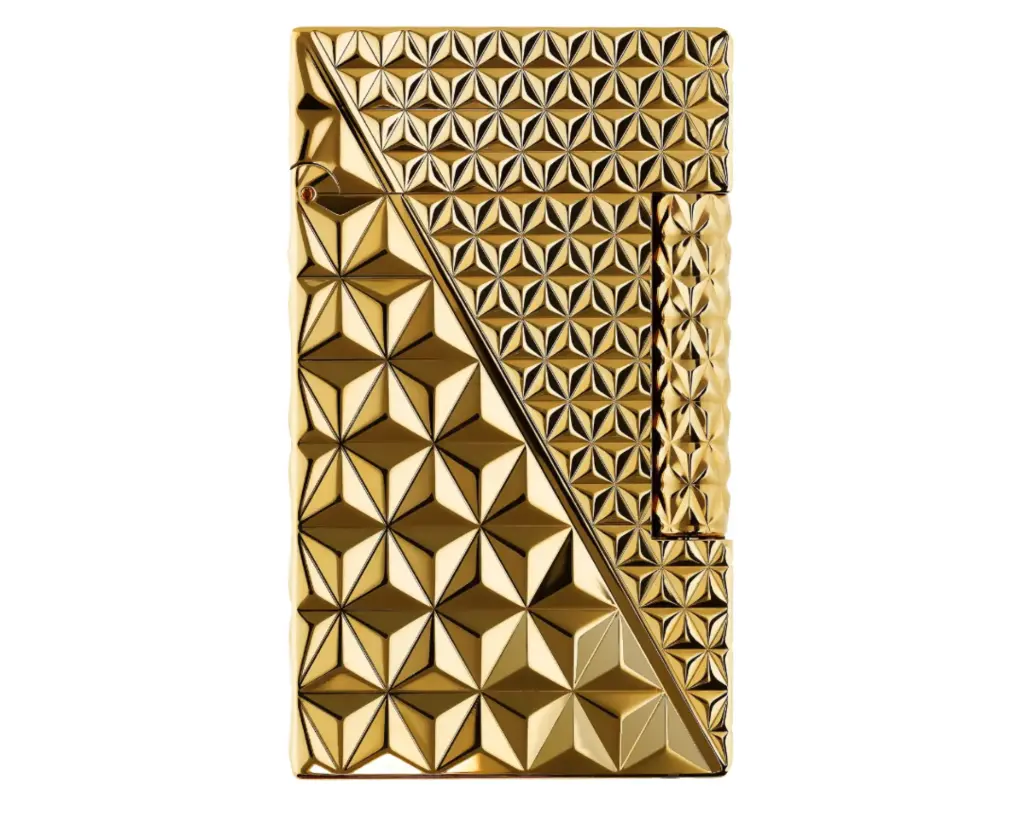 Lighter Dupont Ligne 2 Double Fire X Y Gold