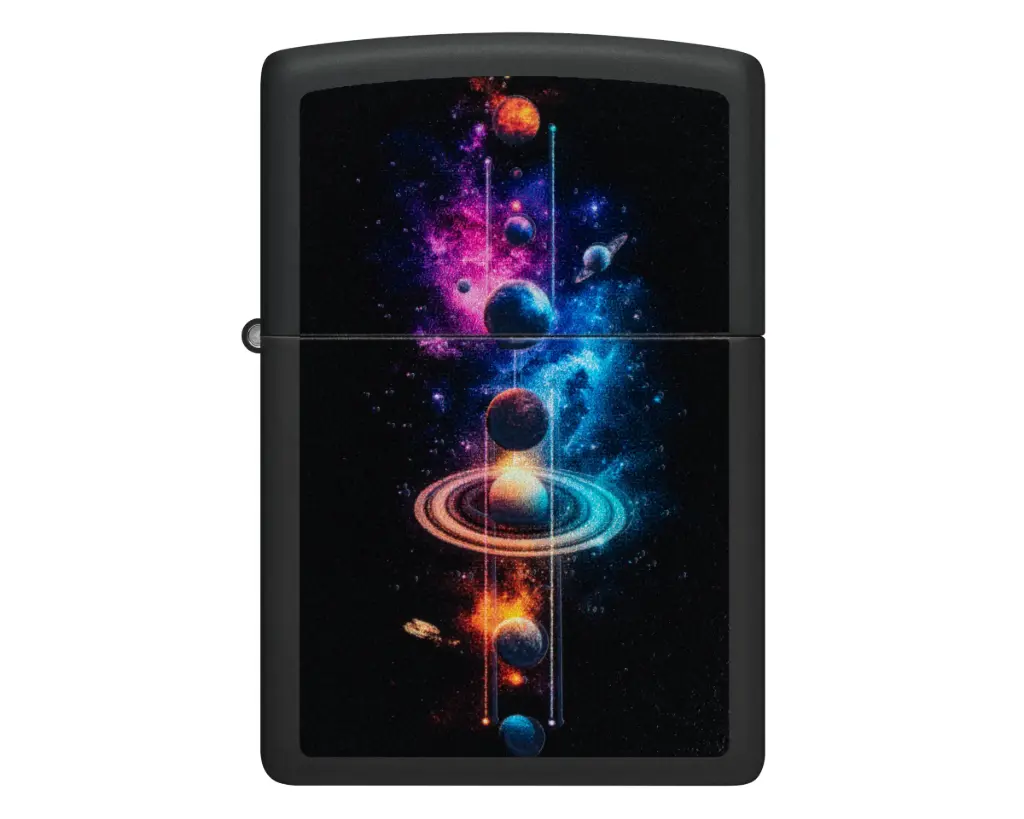 Aansteker Zippo Solar System Design