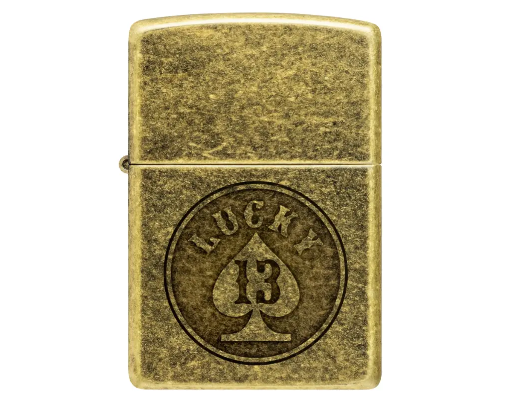Briquet Zippo Lucky 13 Design