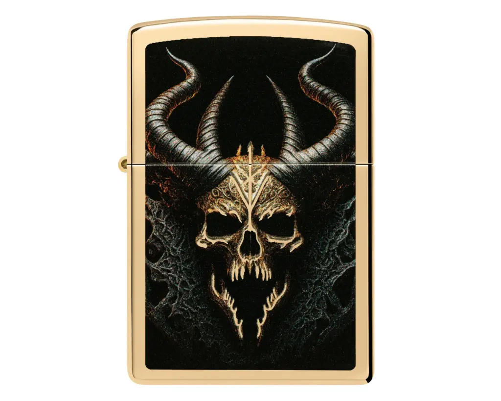 Lighter Zippo Skull Design 