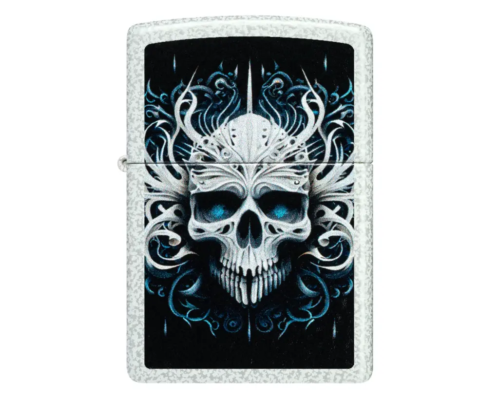 Lighter Zippo Abstract Skull Design