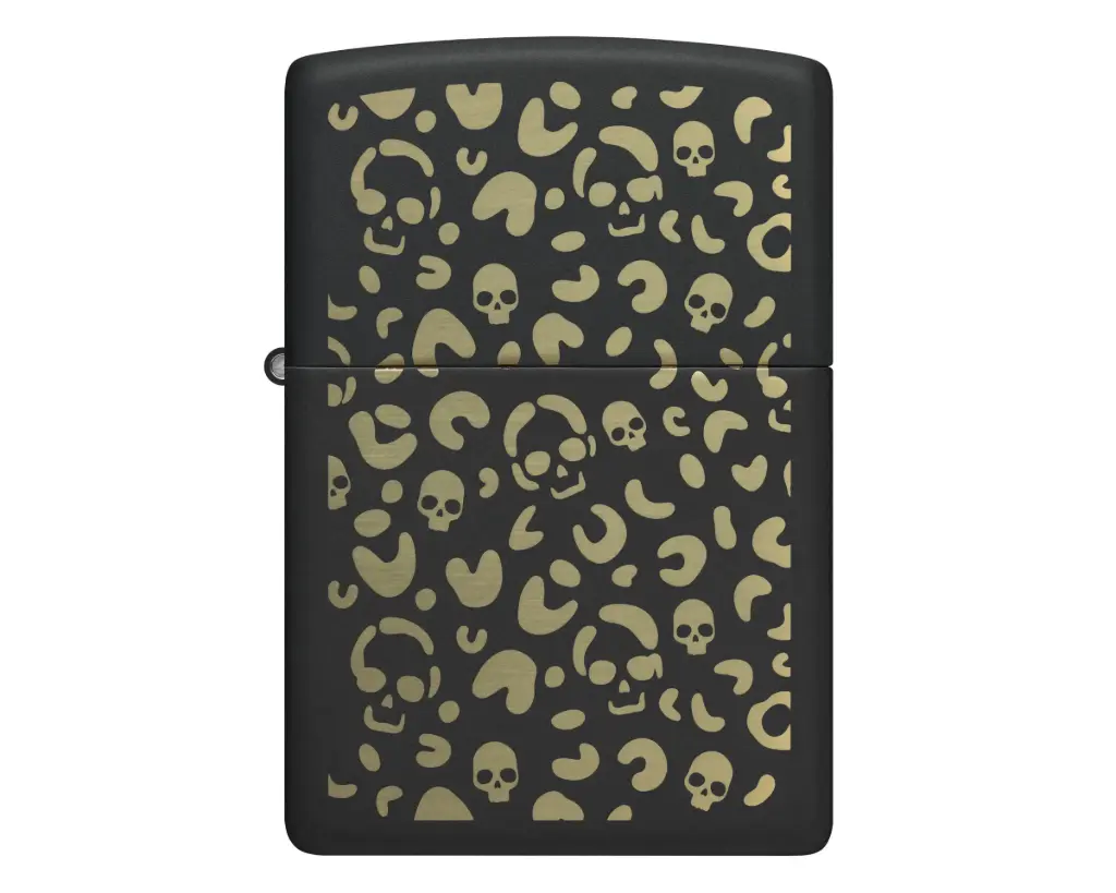 Lighter Zippo Skull Leopard Design