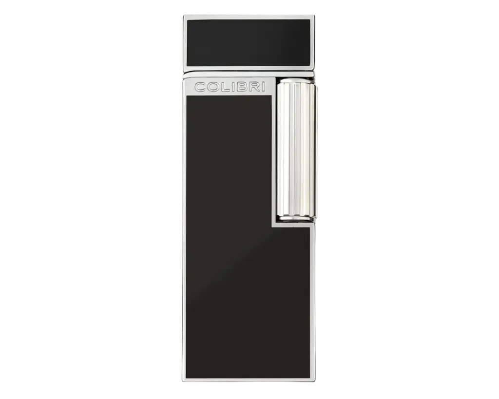 Aansteker Colibri Continental Soft Flame Zwart/Chrome