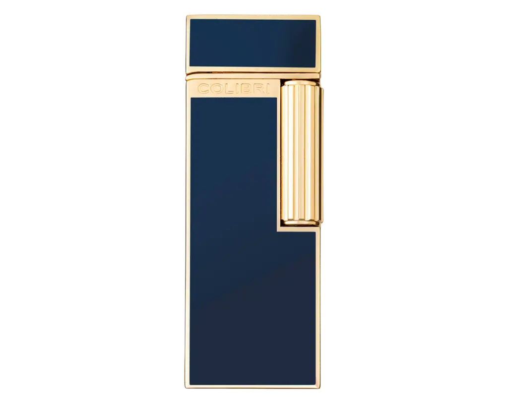 Briquet Colibri Continental Soft Flame Bleu Marine