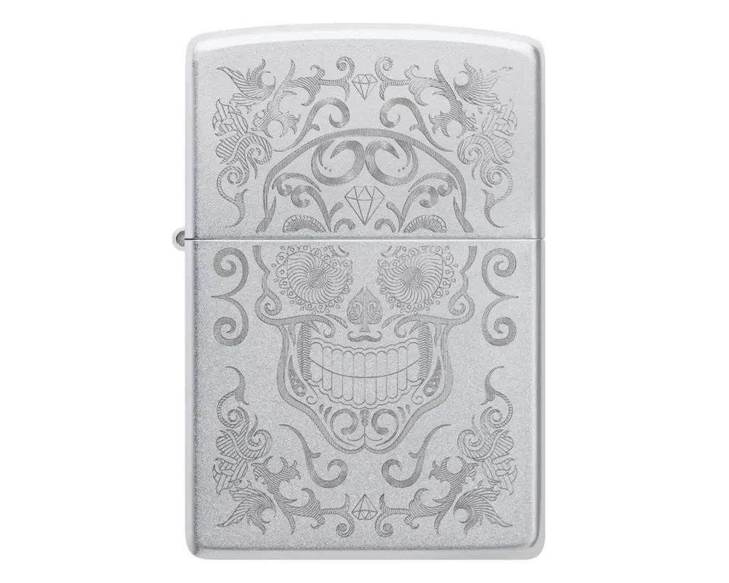 Lighter Zippo Skull Design