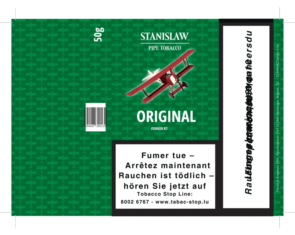 LU Tobacco 50Gr Pouch Stanislaw Original Code Omega